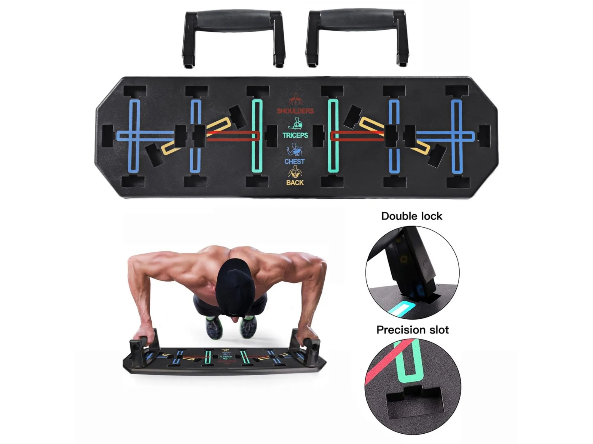 10 in 1 Push Up Rack Board System Fitness Workout