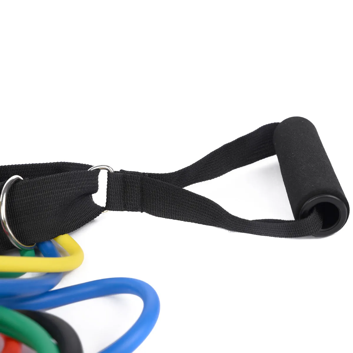 11 PCS Resistance Band Set Yoga Pilates Abs Exercise Fitness Tube Workout Bands