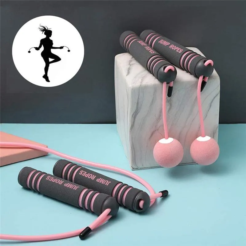 2 In 1 Ropeless and Corded Speed Skipping Jump Rope Indoor Outdoor