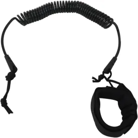 2024 NEW Coiled SUP Leash 10 FT Surfboard Leash Sup Leg Rope Strap Stand Up Paddleboard Leash Suitable for Stand Up Paddling, Surfing and Kayaking - Black