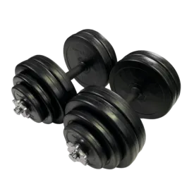 58kg Premium Rubber Dumbbell Set