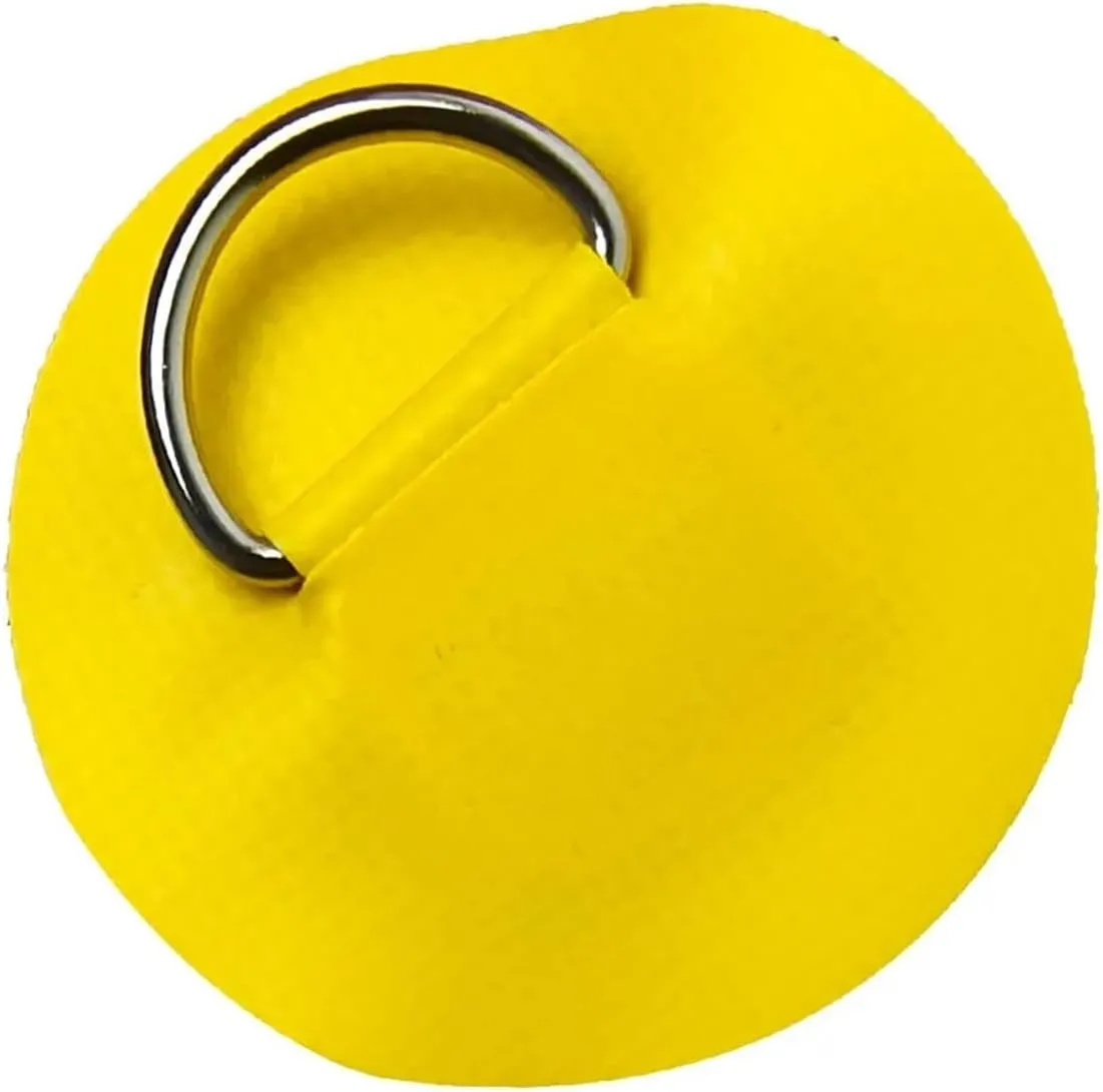 6.5CM D-Ring Patch Fit for Inflatable Boat Dinghy SUP D-Ring PVC Patch Stand-Up Paddleboard Canoe Rafting Rope Ring Patch(4 Blue)