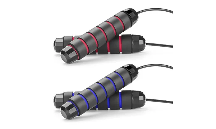 Adjustable 2 Piece Skipping Rope 9.8ft