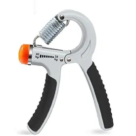 Adjustable Hand Gripper | 10 Kg To 40 Kg | Grey