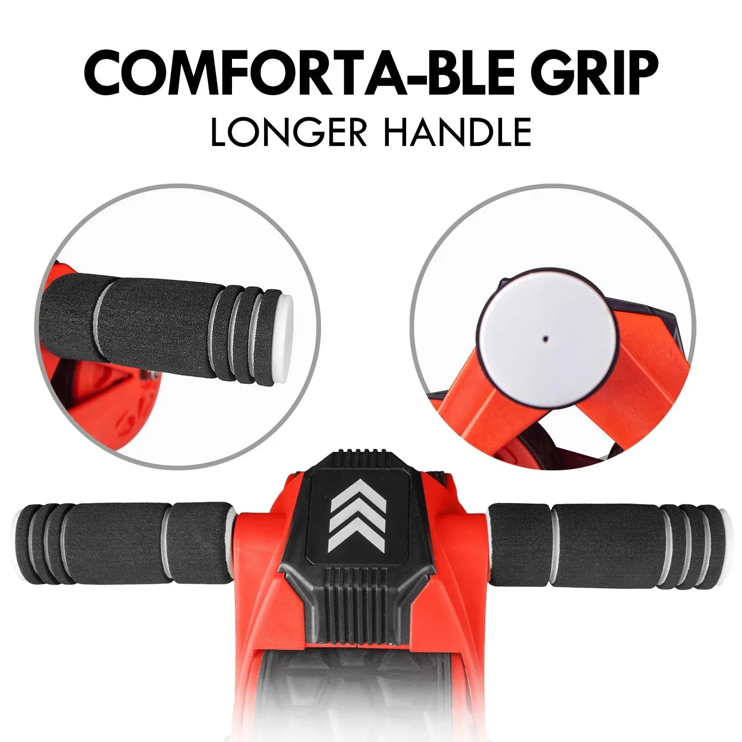 Automatic Rebound Ab Wheel Roller with Intelligent Display & Knee Pad – Ultimate Core Trainer for Effective Ab Workouts