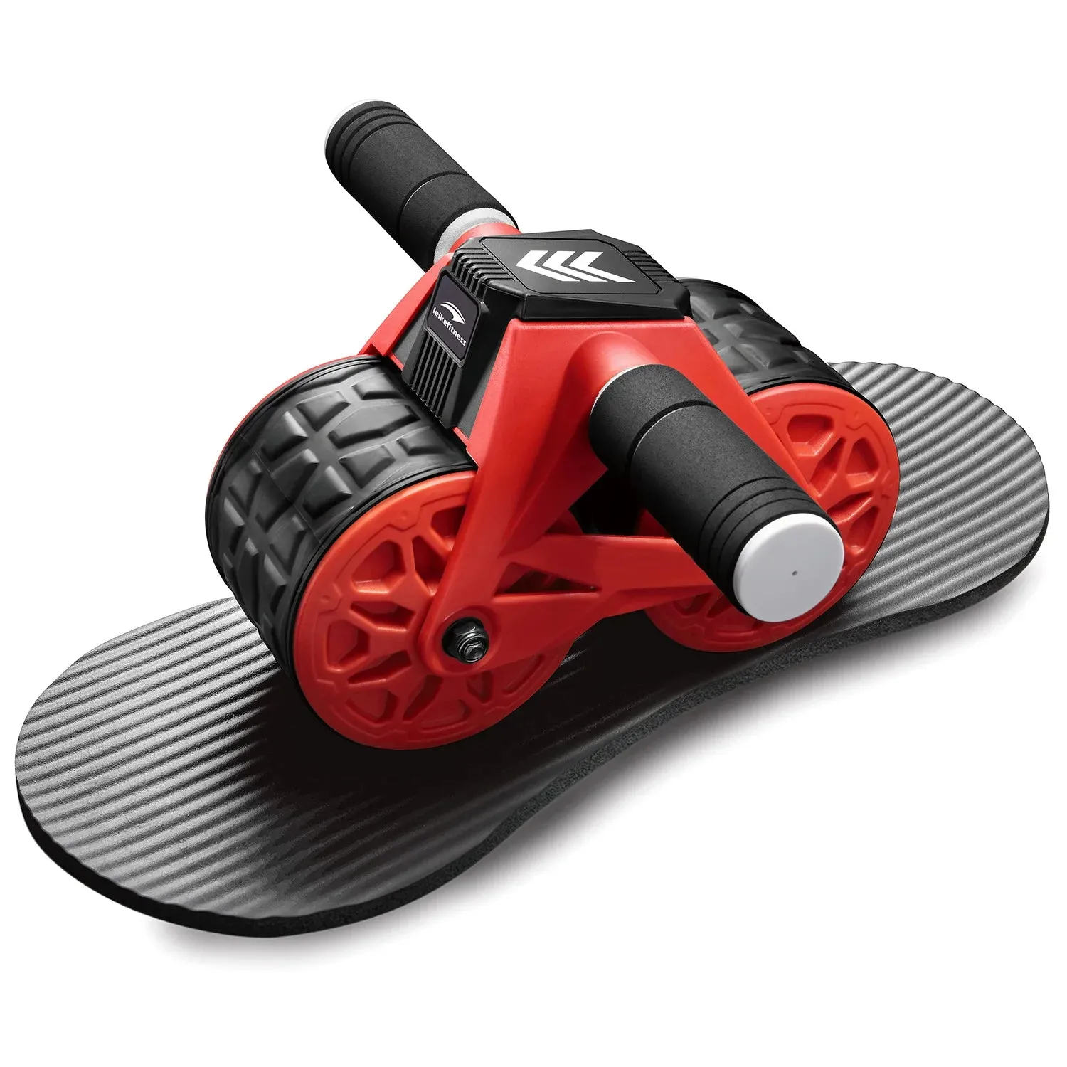 Automatic Rebound Ab Wheel Roller with Intelligent Display & Knee Pad – Ultimate Core Trainer for Effective Ab Workouts