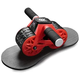 Automatic Rebound Ab Wheel Roller with Intelligent Display & Knee Pad – Ultimate Core Trainer for Effective Ab Workouts