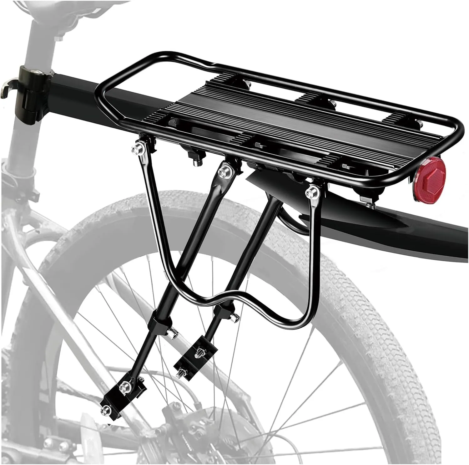 Bicycle Bike Cargo Rack Rear Bike Rack for Back of Bike Mountain Bicycle Cargo Rack Bike Pannier Luggage Carrier Rack