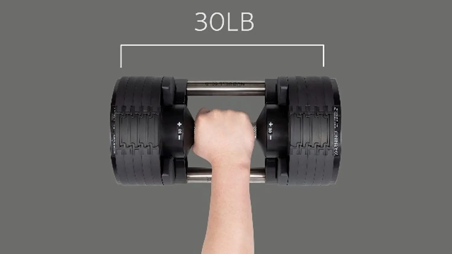 BODYTECH x NUOBELL Collaboration Product, Adjustable Dumbbell, Multiple levels of Weight change with one-hand