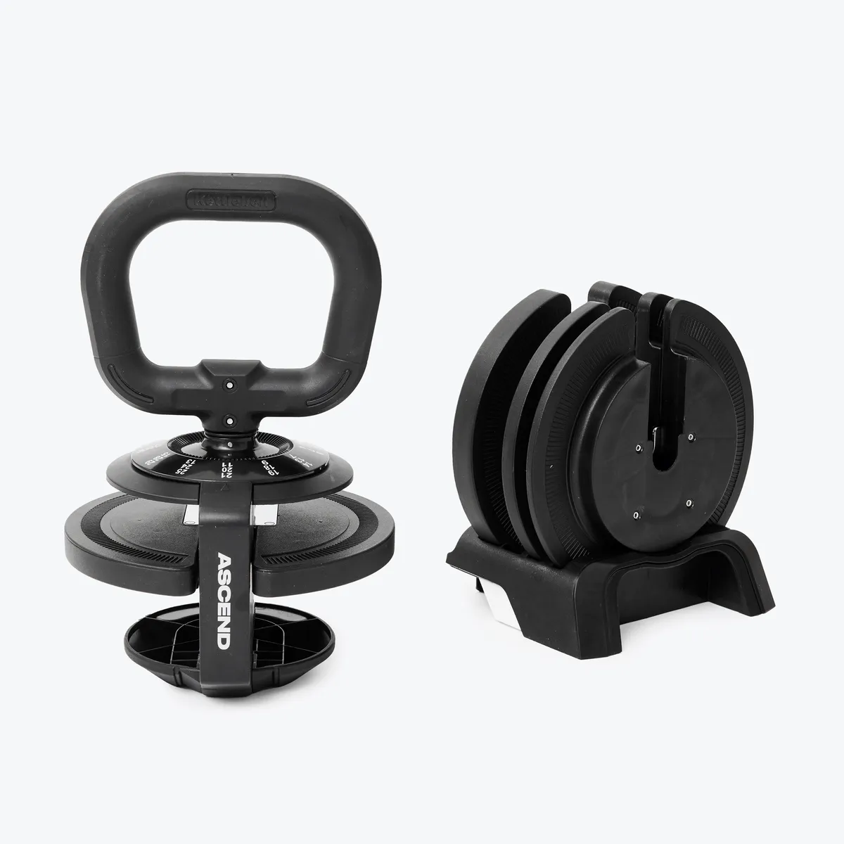 Bundle:  Ascend 3-in-1 Adjustable Dumbbells (7 to 52.5 lb) & Bench