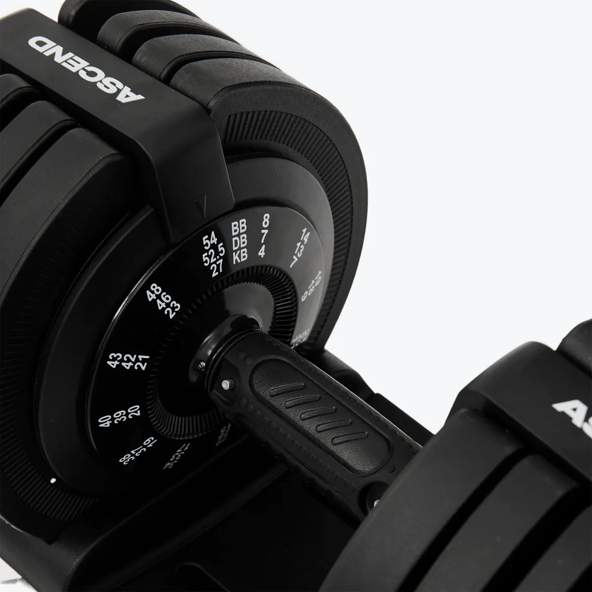 Bundle:  Ascend 3-in-1 Adjustable Dumbbells (7 to 52.5 lb) & Bench