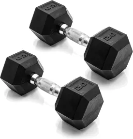 CAP Barbell 20 lb. Coated Dumbbell Weight | Multiple Options Pairs & Sets