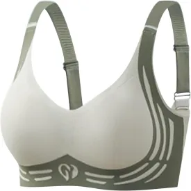 Caralush Bra Lushfitting Comfort Powerful Push-up Seamless Bras,Caralush Bra,Wireless Underwear Bra for Older Women