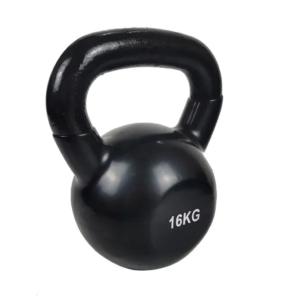 Cast Iron Coated 8kg, 10kg, 12kg Kettlebell