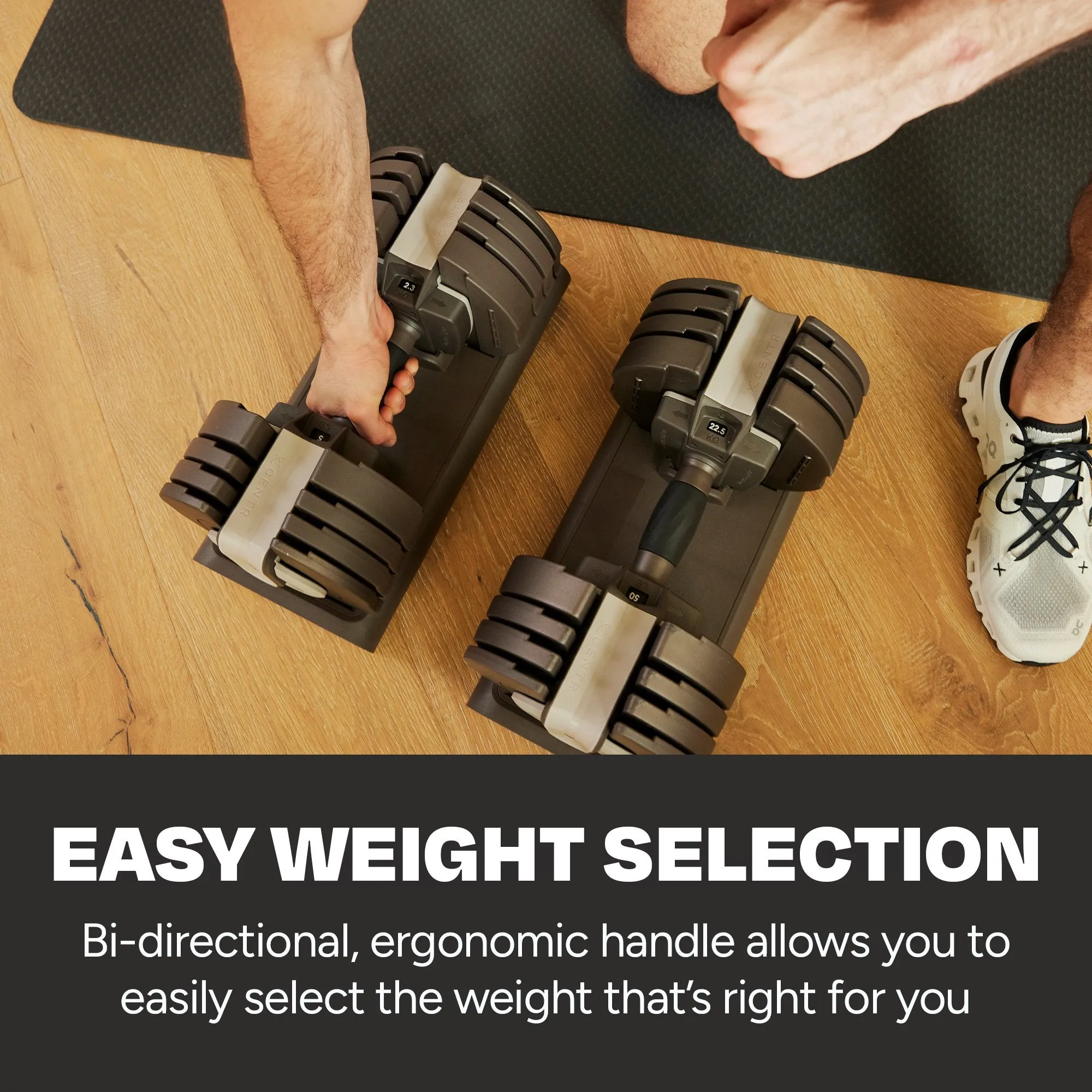 Centr Smart Stack 5-50 Adjustable Dumbbell
