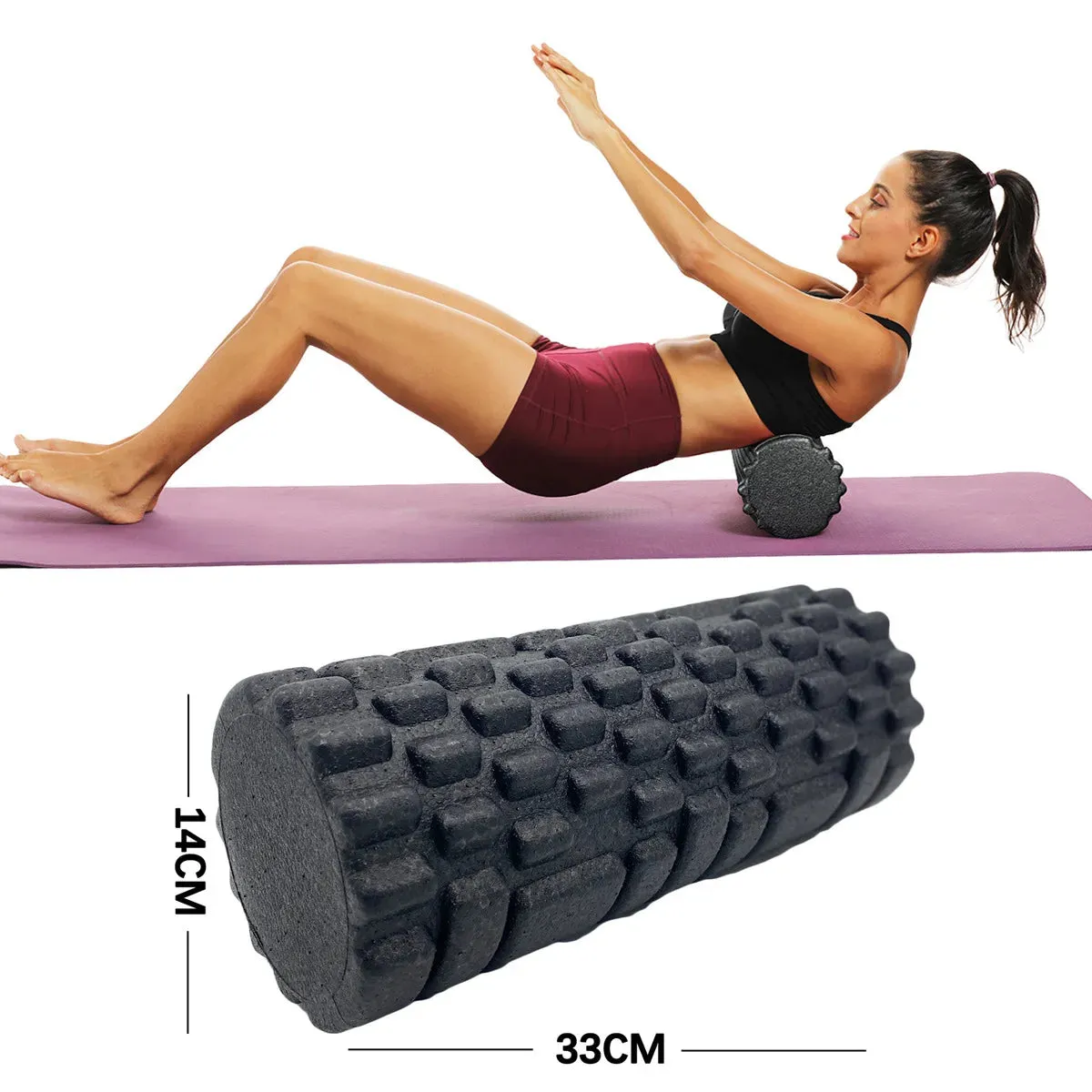 EPP Foam Roller for Yoga Pilates Fitness Muscle Massage Therapy and Exercise