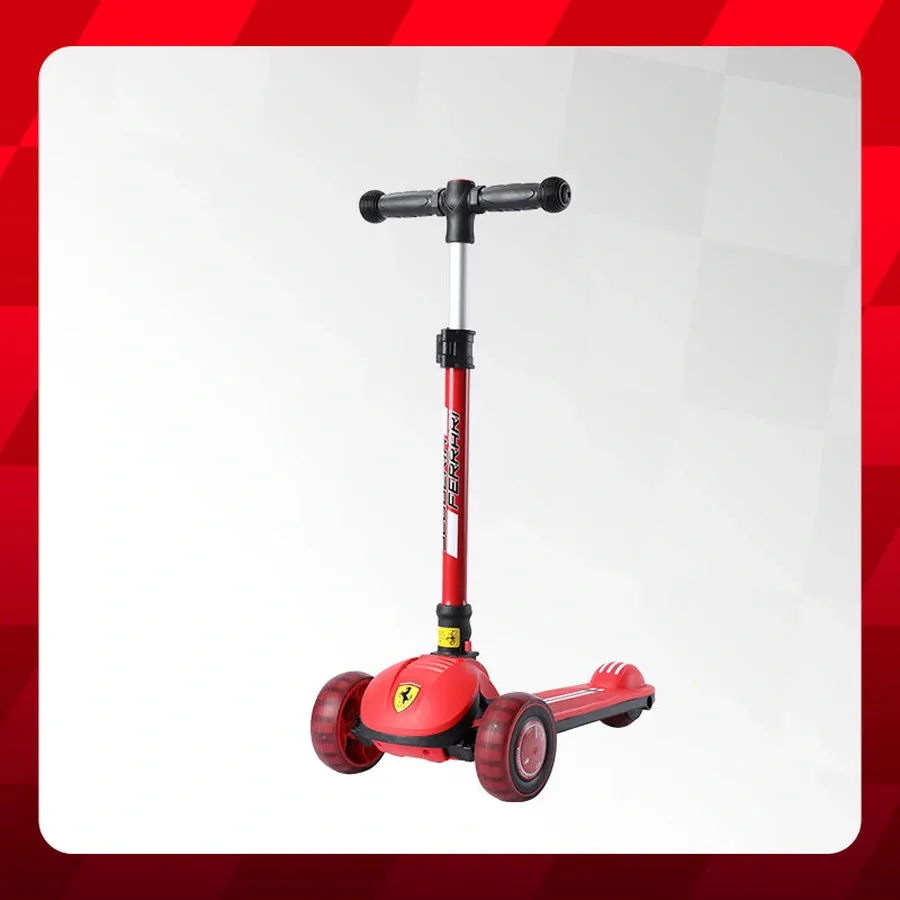 Ferrari Twist Scooter For Kids With Adjustable Height (Red)