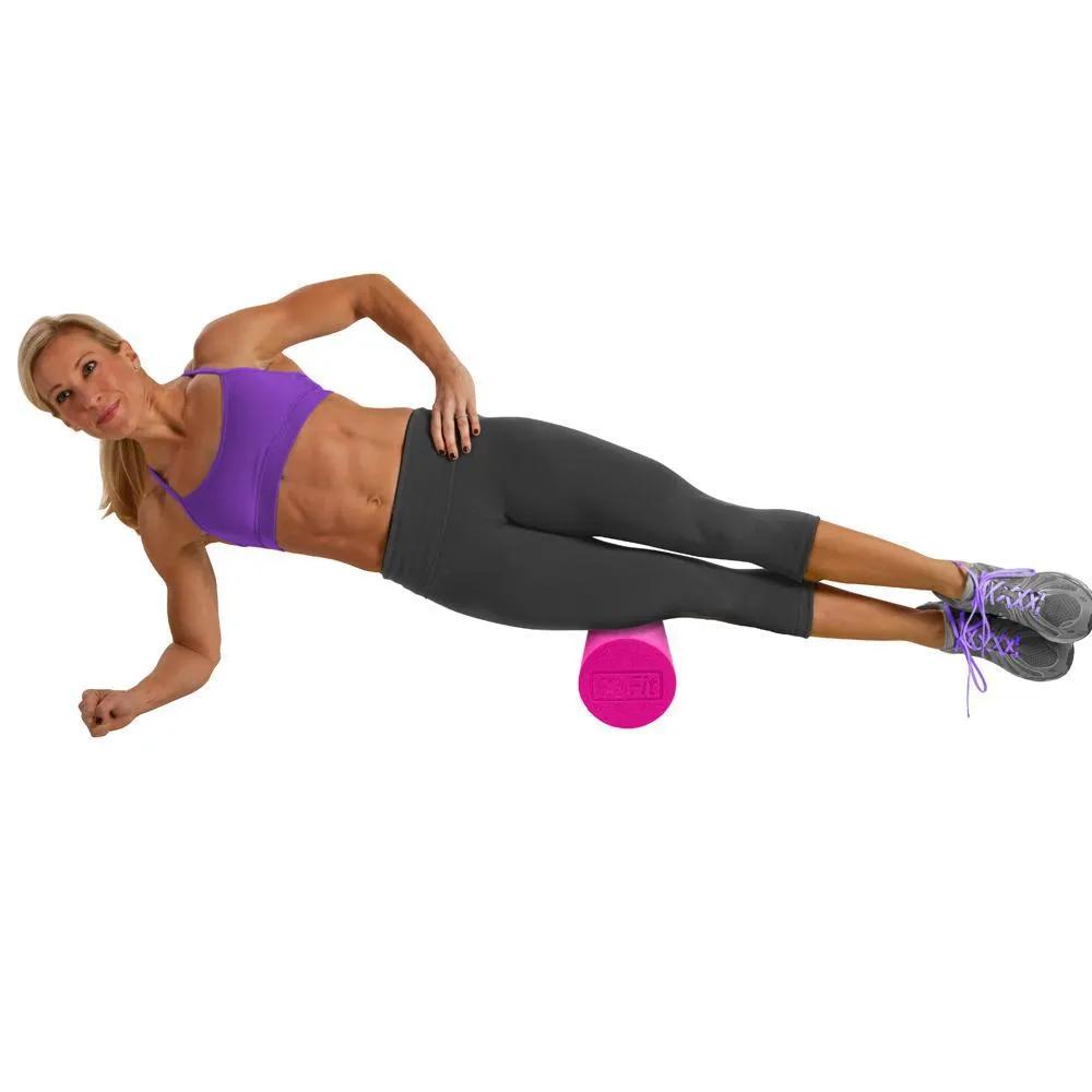 GoFit Pink Ribbon Foam Roll