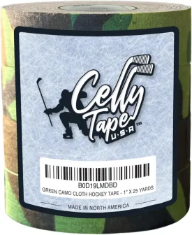 Hockey Tape Pack of 4 - Heavy Duty, Multi-Purpose Cloth Tape for Sports, Ice & Roller Hockey, Baseball Bat Tape, Durable and Reliable ??Sport Tape Made in USA (1 Inch x 25 Yards)