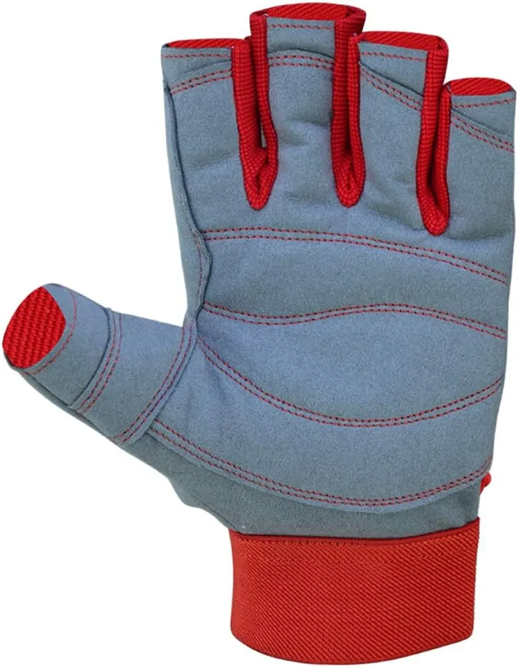 MRX BOXING & FITNESS Sailing Gloves with 3/4 Finger and Grip for Men and Women, Great for Kayaking, Workouts Sailing Glove