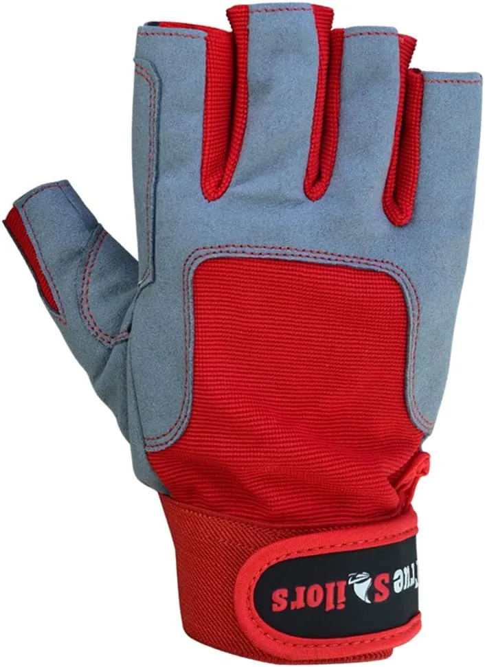 MRX BOXING & FITNESS Sailing Gloves with 3/4 Finger and Grip for Men and Women, Great for Kayaking, Workouts Sailing Glove