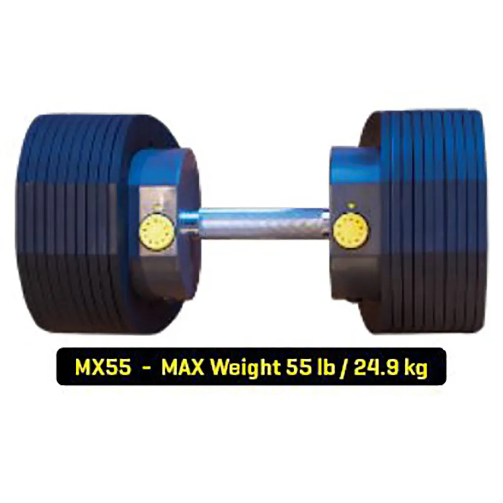 MX Select Adjustable Dumbbells with Stand 10-55lbs - Discontinued