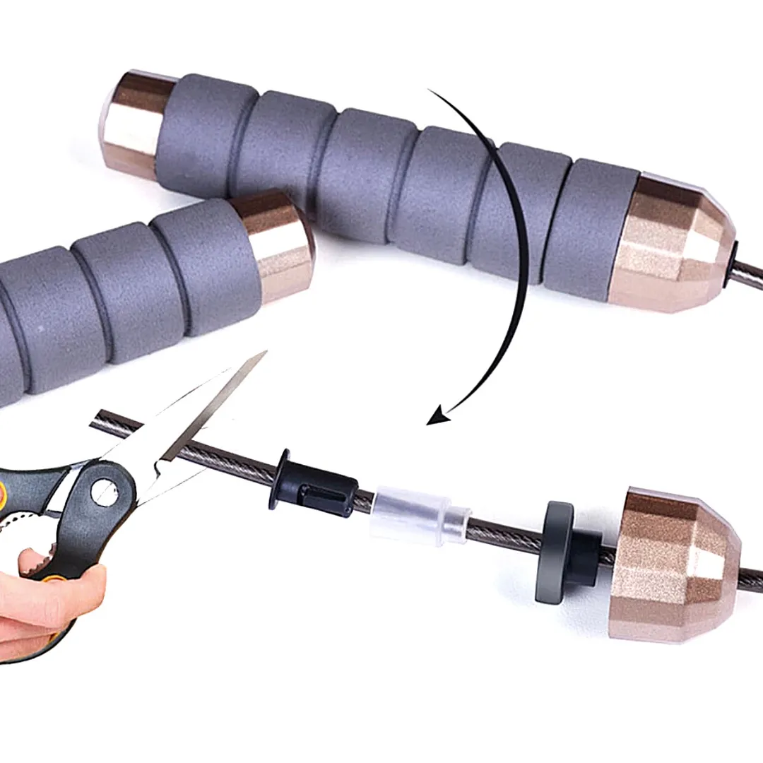 Nadora Weighted Jump Rope (Black)