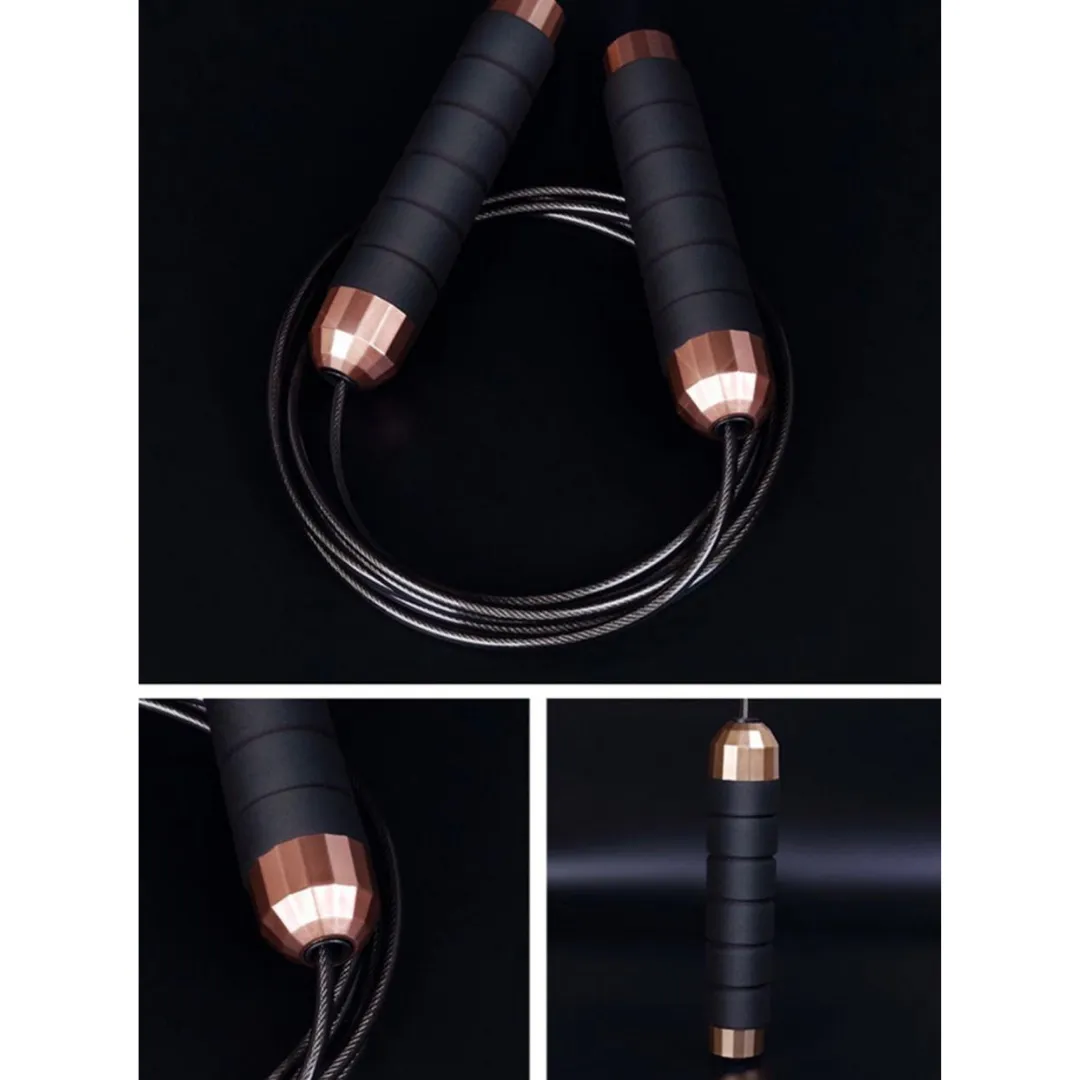 Nadora Weighted Jump Rope (Black)