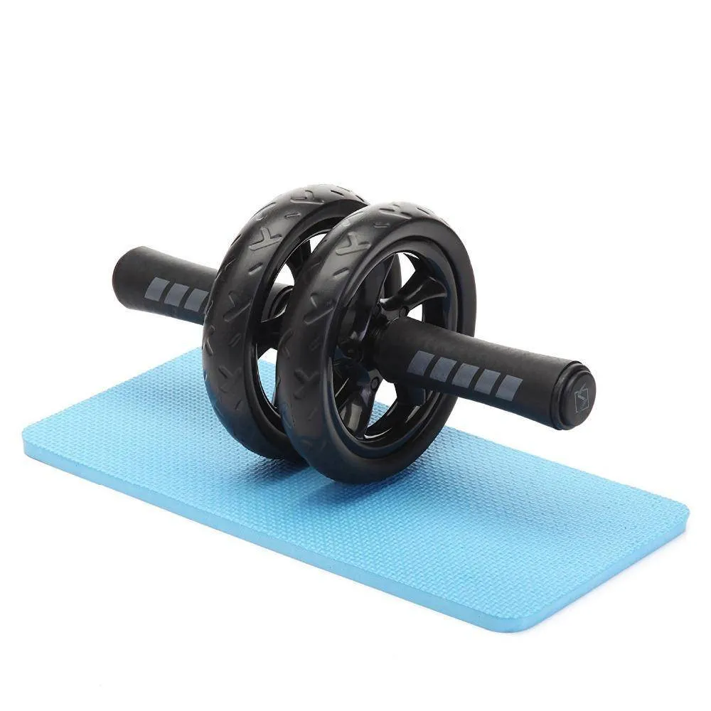No Noise Abdominal Wheel Ab Roller (With Mat)