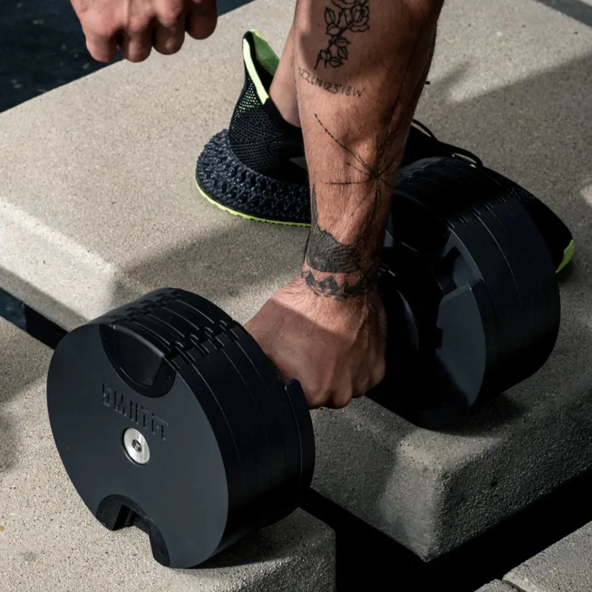NÜOBELL 50lb Adjustable Dumbbell