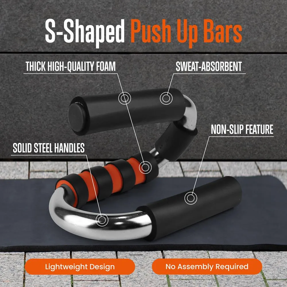 Pull-Up And S-Type Push Up Bar