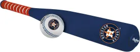 Rawlings Official MLB Foam Bat and Baseball, Houston Astros, Blue