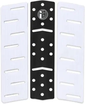 Rokia R 3 Pieces Surfboard Traction Pad EVA foam Surf Traction Pad with 3M Adhesive Non-Slip Sup Deck Pad Fit for Surf Tail Pad Fish, Surfboards, Skimboard, Longboard, Shortboard
