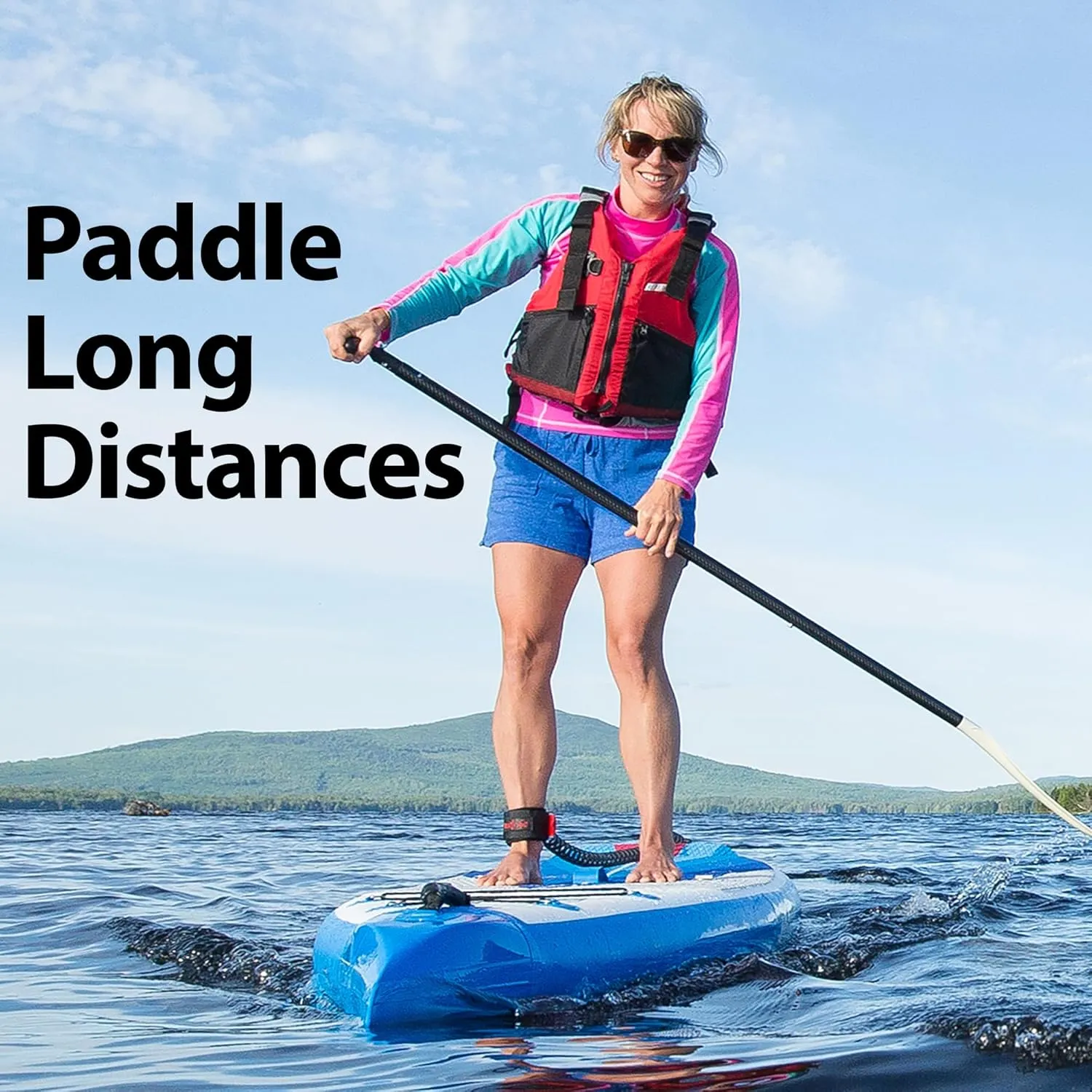 Sea Eagle NeedleNose 14 Inflatable Lightweight High Pressure Drop Stitch Stand Up Paddle Board SUP, Patented Wave Piercing Bow