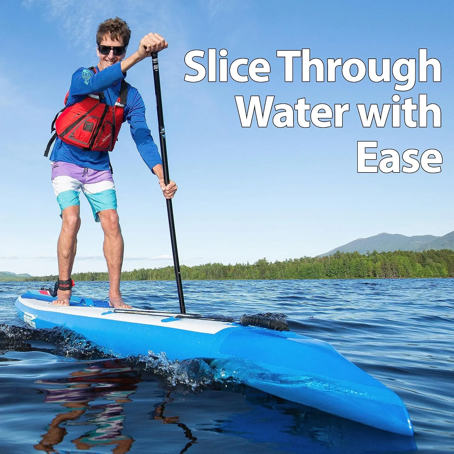 Sea Eagle NeedleNose 14 Inflatable Lightweight High Pressure Drop Stitch Stand Up Paddle Board SUP, Patented Wave Piercing Bow
