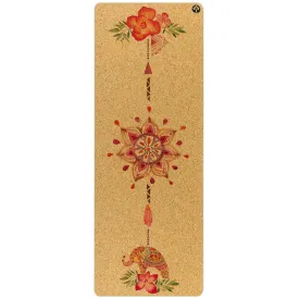 Tropical Vibes Original Cork Yoga Mat