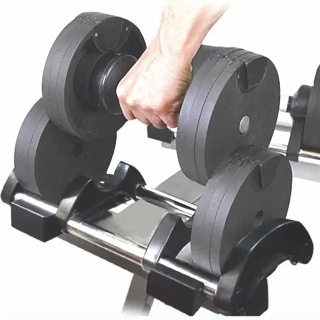 ULTRA VALUE COMBO:  2 ADJUSTABLE DUMBBELLS / 10-90 LBS   EXERCISE BENCH