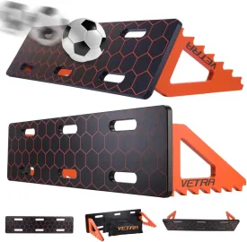 VETRA Soccer Training Equipment - Soccer Rebounder Board with 2 Sandbags - Adjustable Durable Portable Wall & Replay Trainer for Ball Control, Passing & Shooting Rebounders