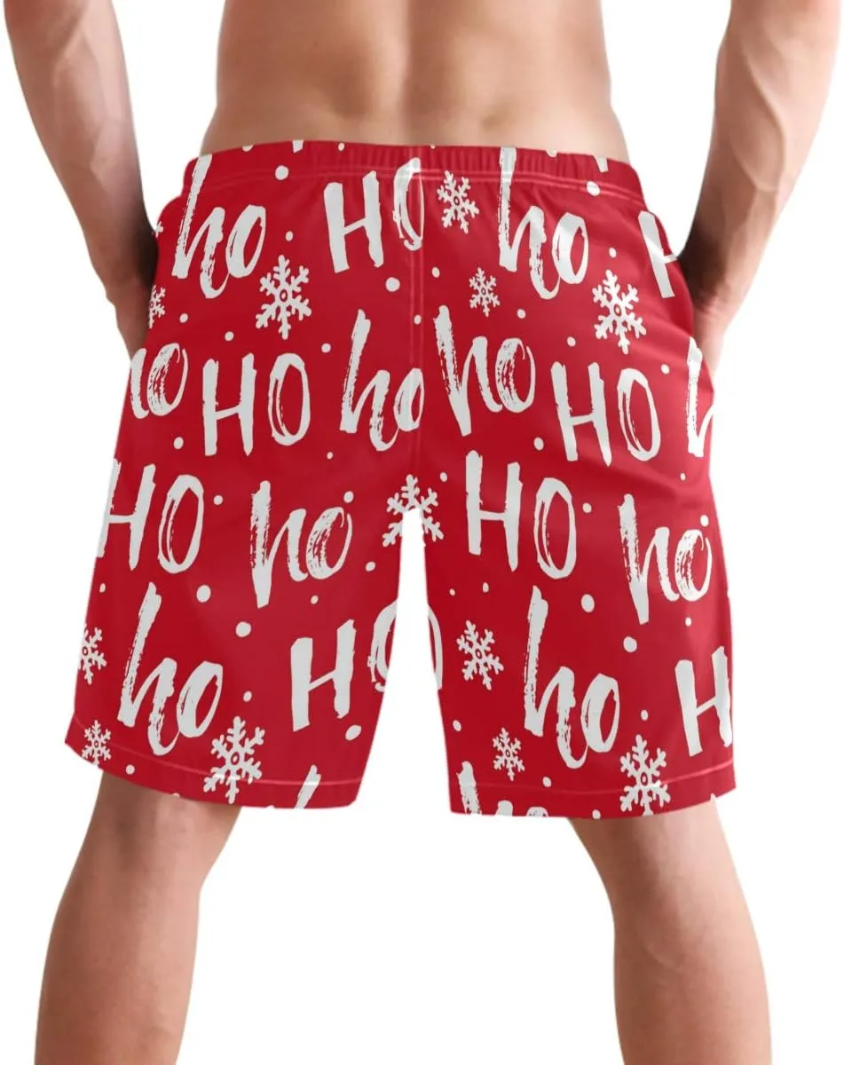 visesunny New Summer Men's Swim Trunks Quick Dry Bathing Suits Holiday Beach Short Casual Board Shorts