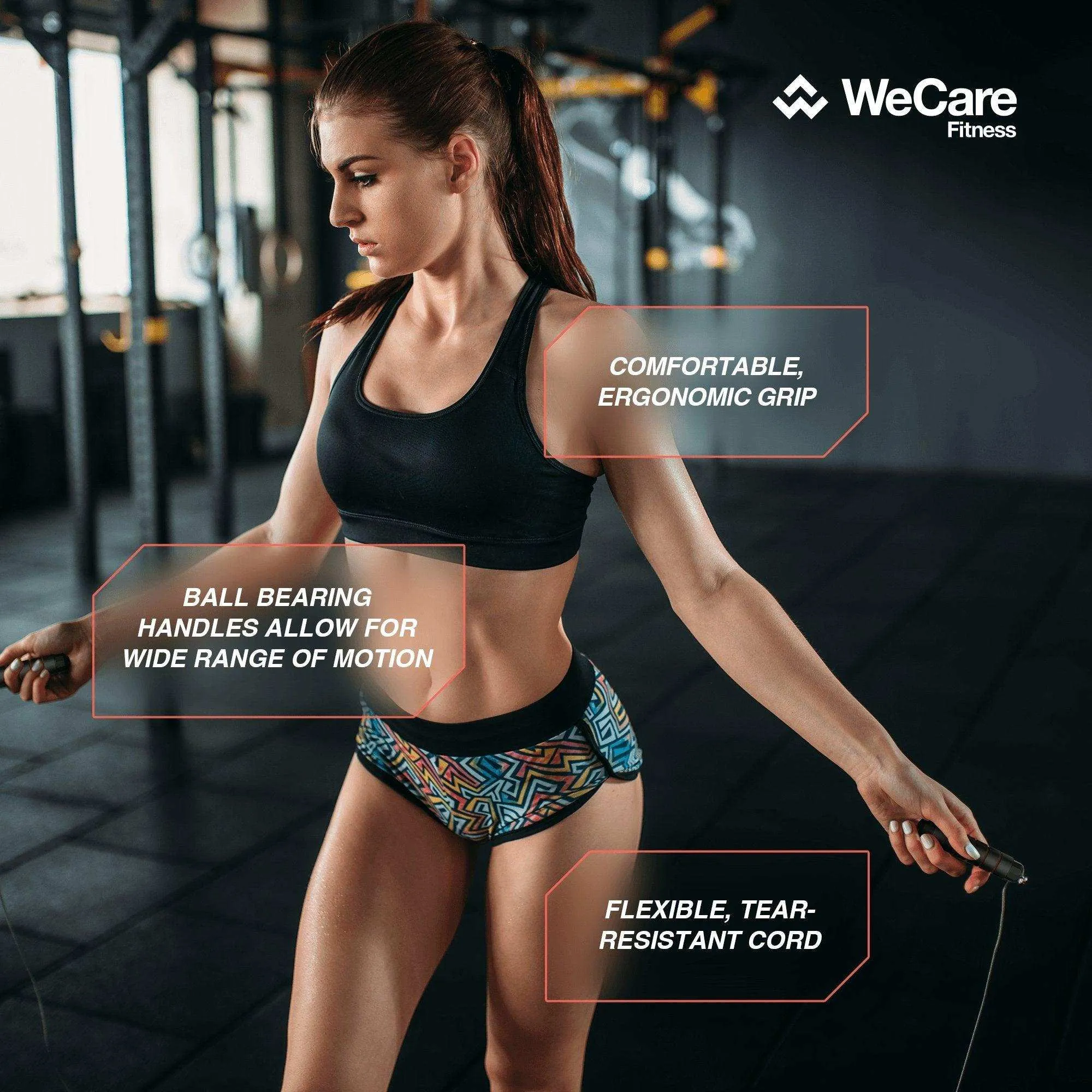 WeCare Fitness Weighted Jump Rope