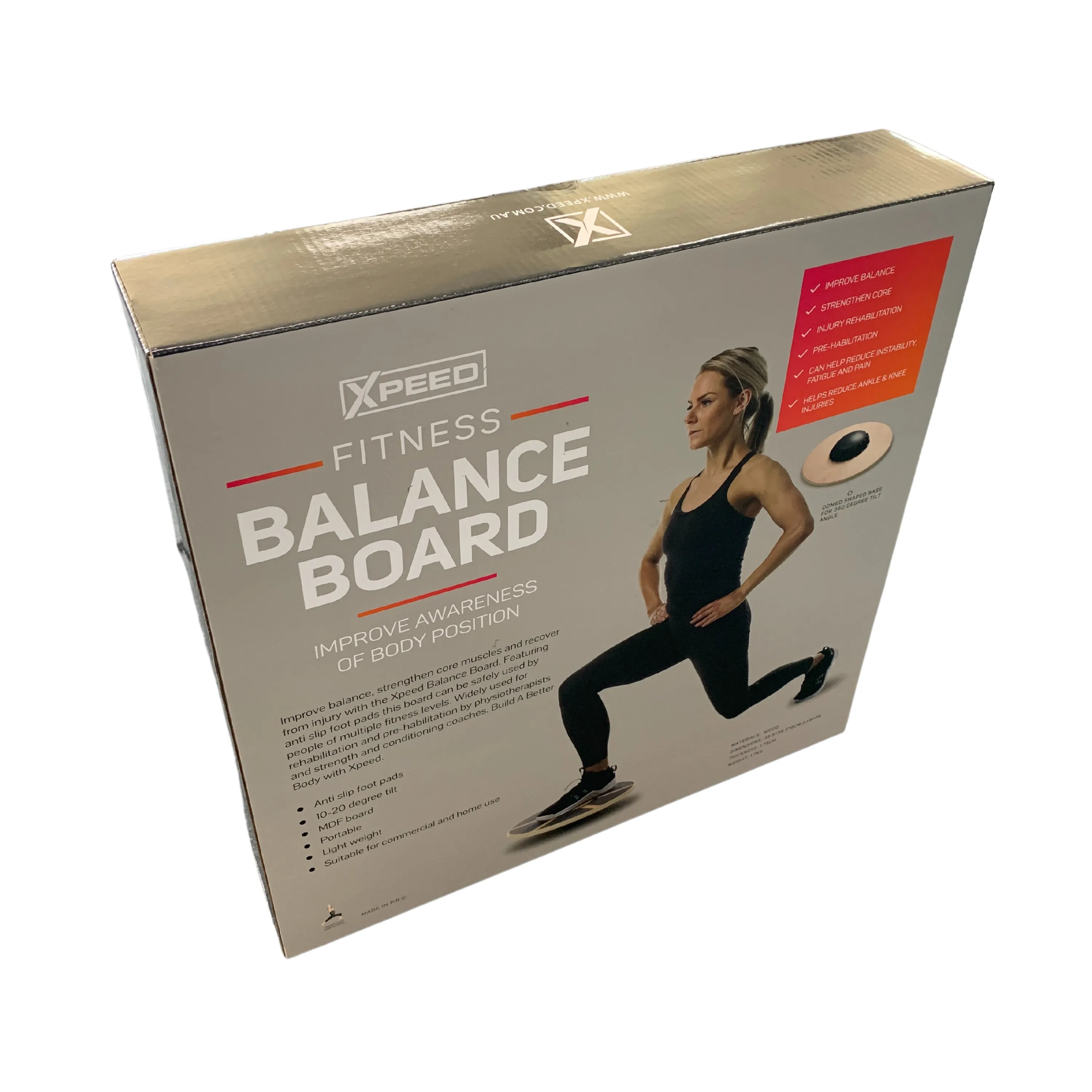 Xpeed - Balance Board Wooden