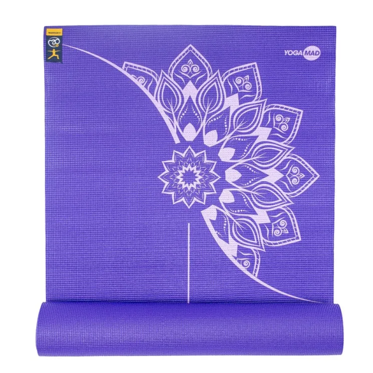 Yoga Mad Mandala Alignment Yoga Mat - 4mm