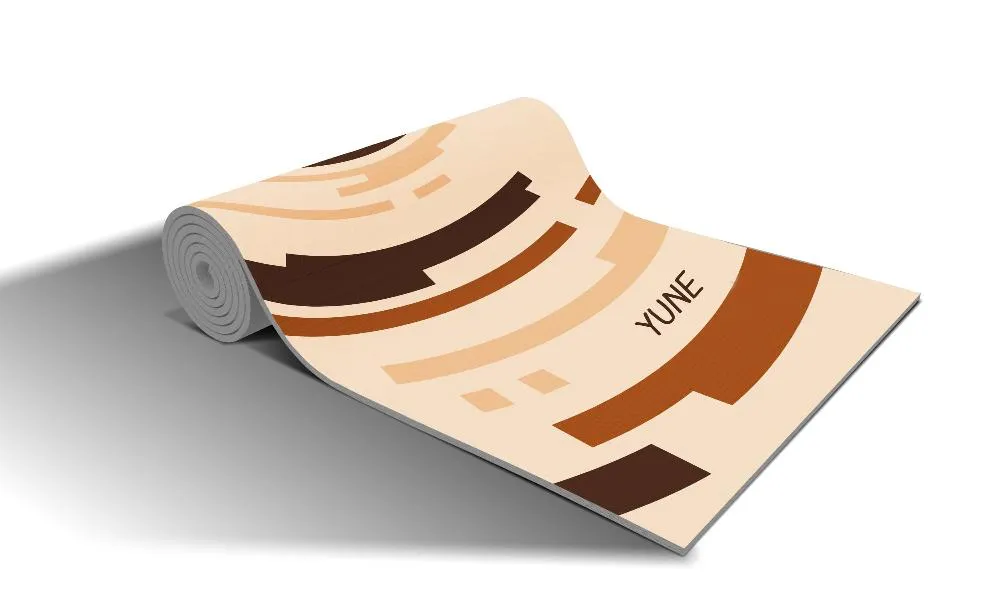 Yoga Mat | 6mm Thick | Tan | Non-Slip | Eco Friendly | Yune Yoga | ER68