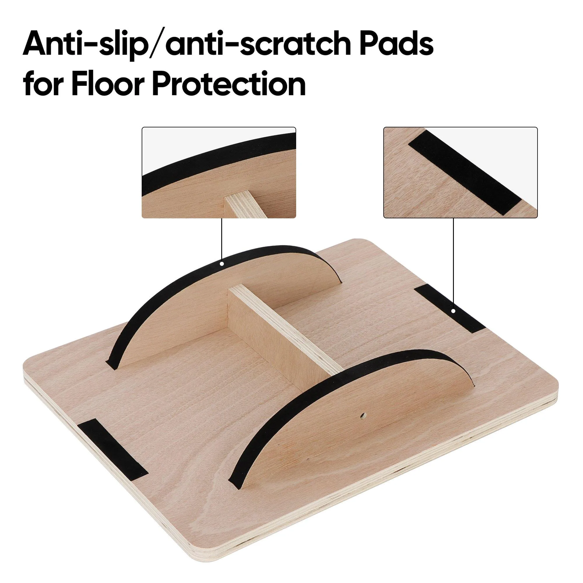 ZENY™ Professional Balance Board Wobble Board Rocker Board for Build Muscles Improve Posture